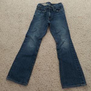 Abercrombie Jeans Boys 10 Blue Denim Pants Light Distressed  Youth